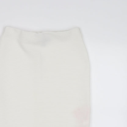 Primark Womens White   Bandage Skirt Size 8