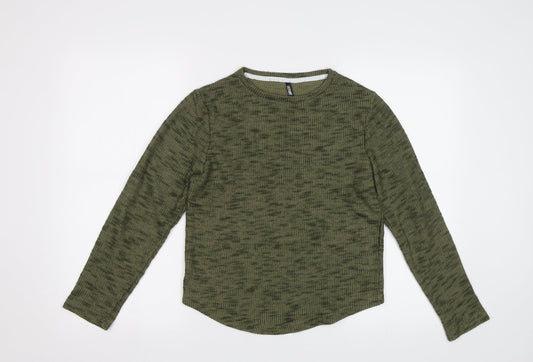 Hallys Girls Green   Pullover Jumper Size 12 Years