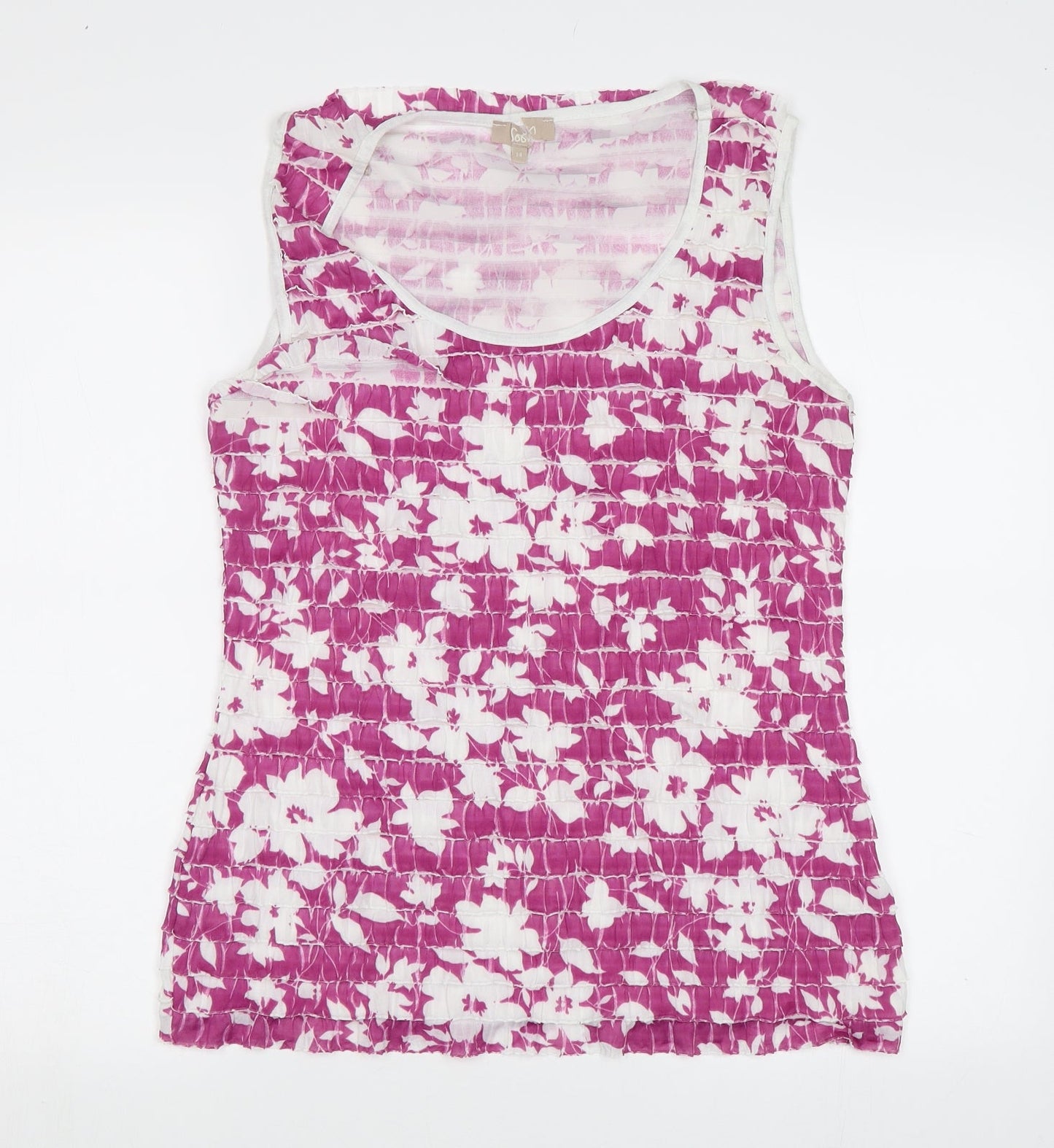 Womens UK Size 14 Soon Purple Basic Tank