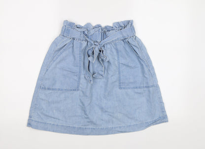 Pep&Co Womens Blue   Mini Skirt Size 8