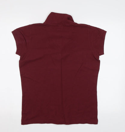 JHK Womens Purple   Basic Polo Size L