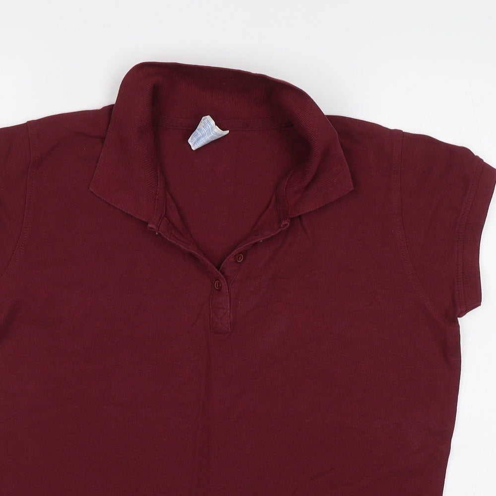 JHK Womens Purple   Basic Polo Size L