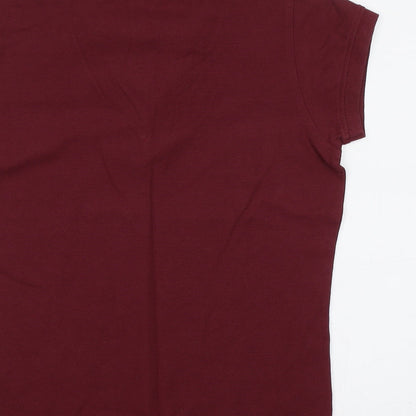 JHK Womens Purple   Basic Polo Size L