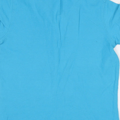 Womens UK Size XL JHK Blue Basic Polo