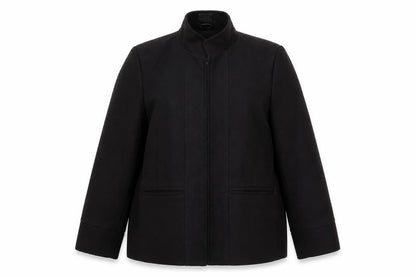 Womens UK Size 20 tg Black Overcoat
