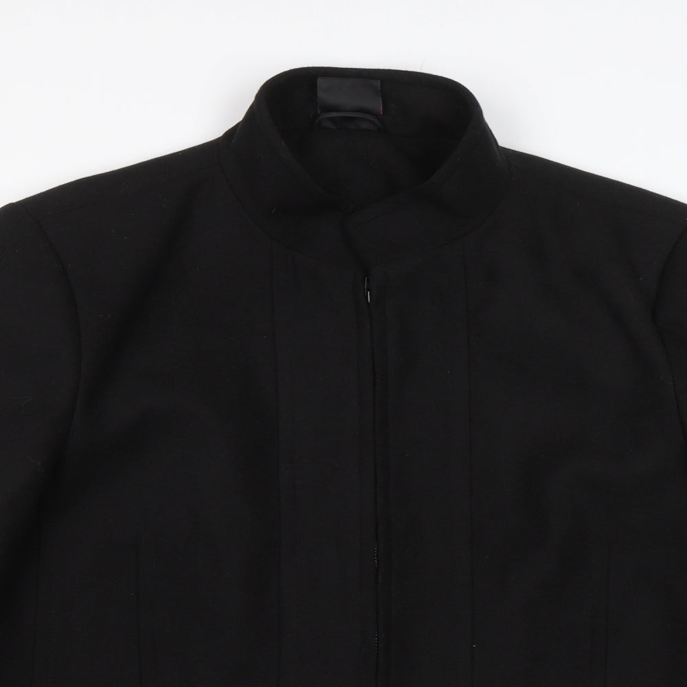 Womens UK Size 20 tg Black Overcoat