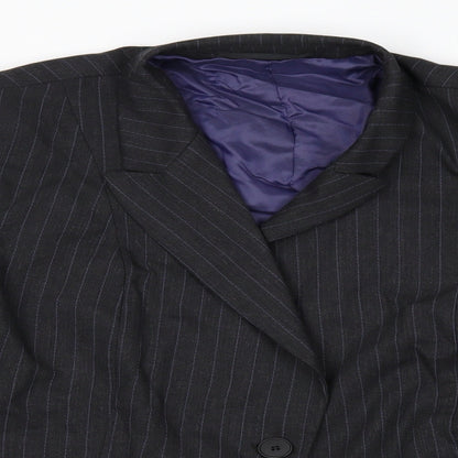 Womens UK Size 18 Preworn Regular Grey Blazer