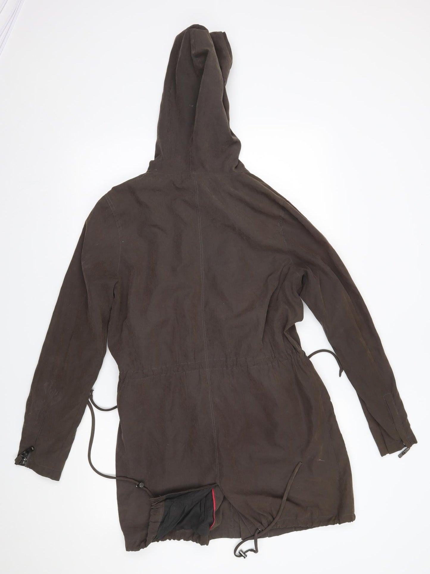 Linea Womens Brown   Overcoat Coat Size 10