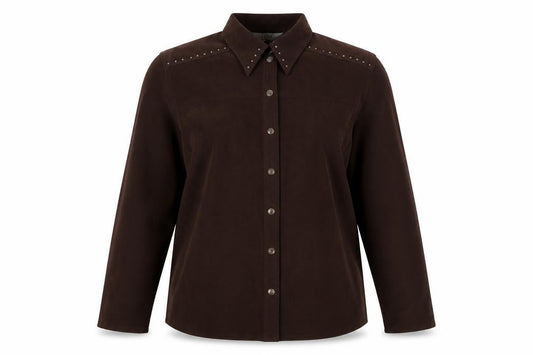 Womens UK Size 16 ELVI Brown Jacket
