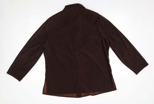 ELVI Womens Brown   Jacket  Size 16