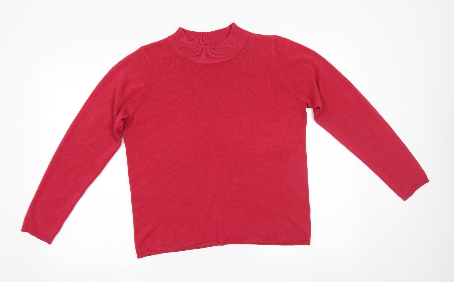 Womens UK Size 14 M&S Pink Pullover Jumper