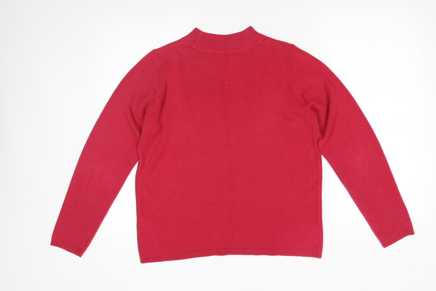 Womens UK Size 14 M&S Pink Pullover Jumper