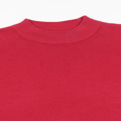 Womens UK Size 14 M&S Pink Pullover Jumper