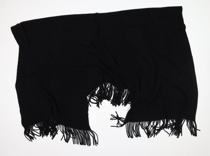 Womens UK Size One Size Preworn Black Cape Jumper
