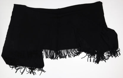 Womens UK Size One Size Preworn Black Cape Jumper