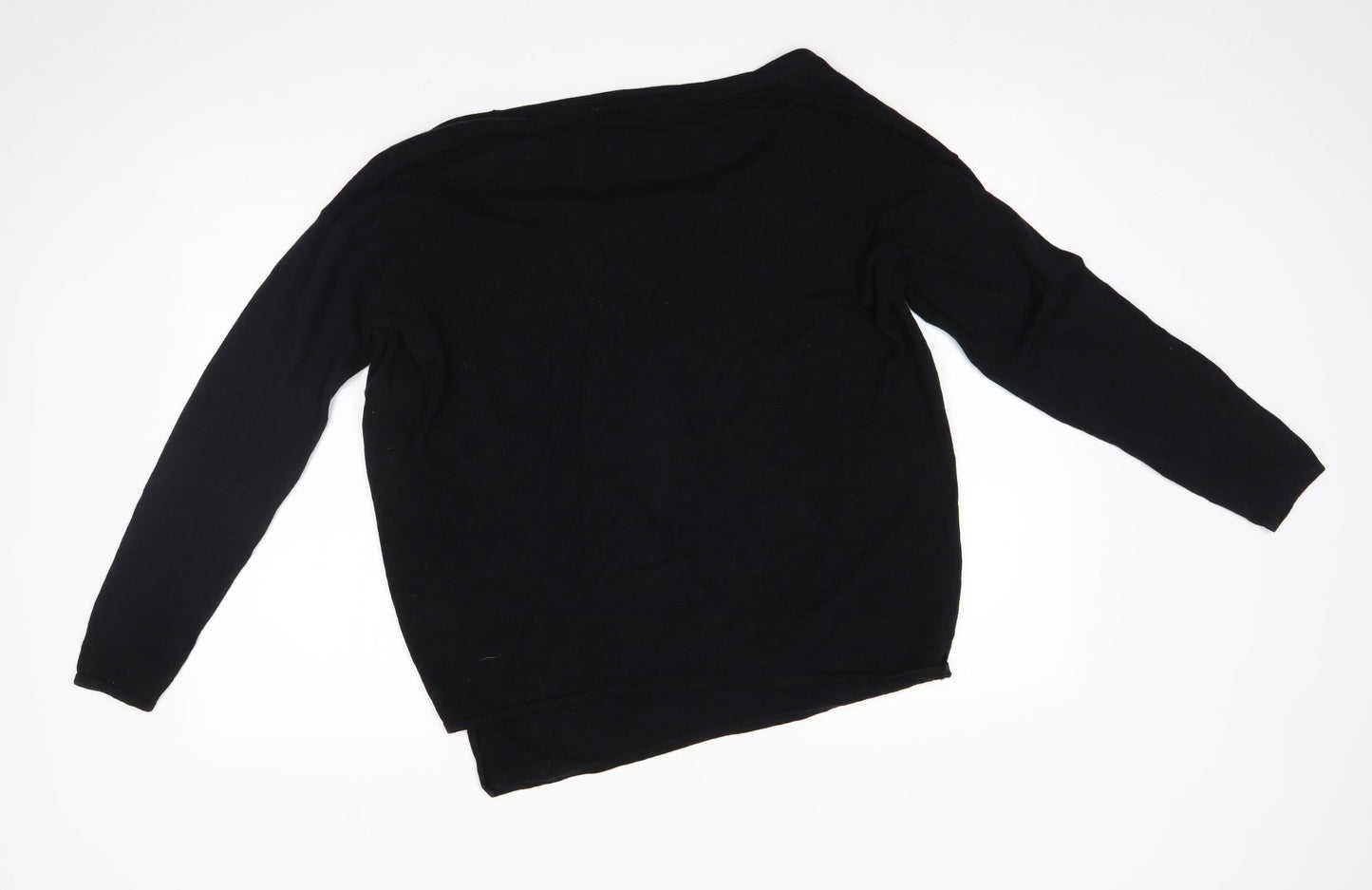 Avenue Womens Black   Wrap Jumper Size L