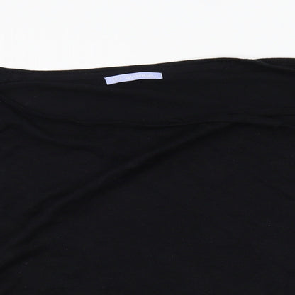 Avenue Womens Black   Wrap Jumper Size L