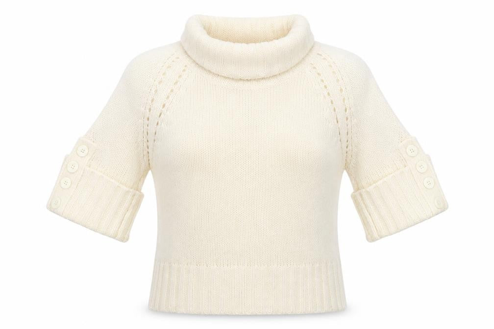 Miss Flori Womens Ivory   Pullover Jumper Size 14