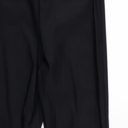 LASCANA Womens Black   Cropped Leggings Size 10 L25 in