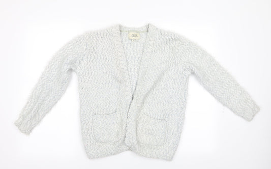 Womens UK Size M Papaya Silver Cardigan Jumper