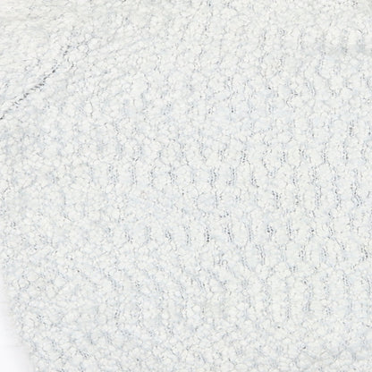 Womens UK Size M Papaya Silver Cardigan Jumper