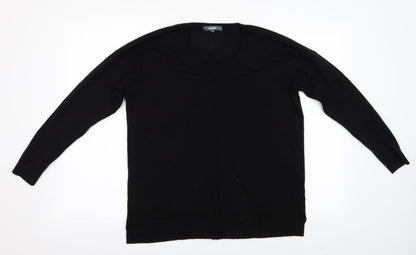 Womens UK Size 12 Studio Black Pullover Jumper