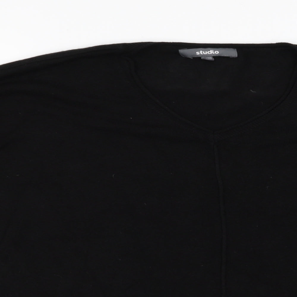 Womens UK Size 12 Studio Black Pullover Jumper