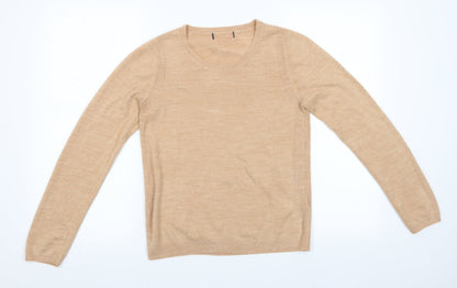 Womens UK Size 8 Marks and Spencer Orange Pullover Jumper