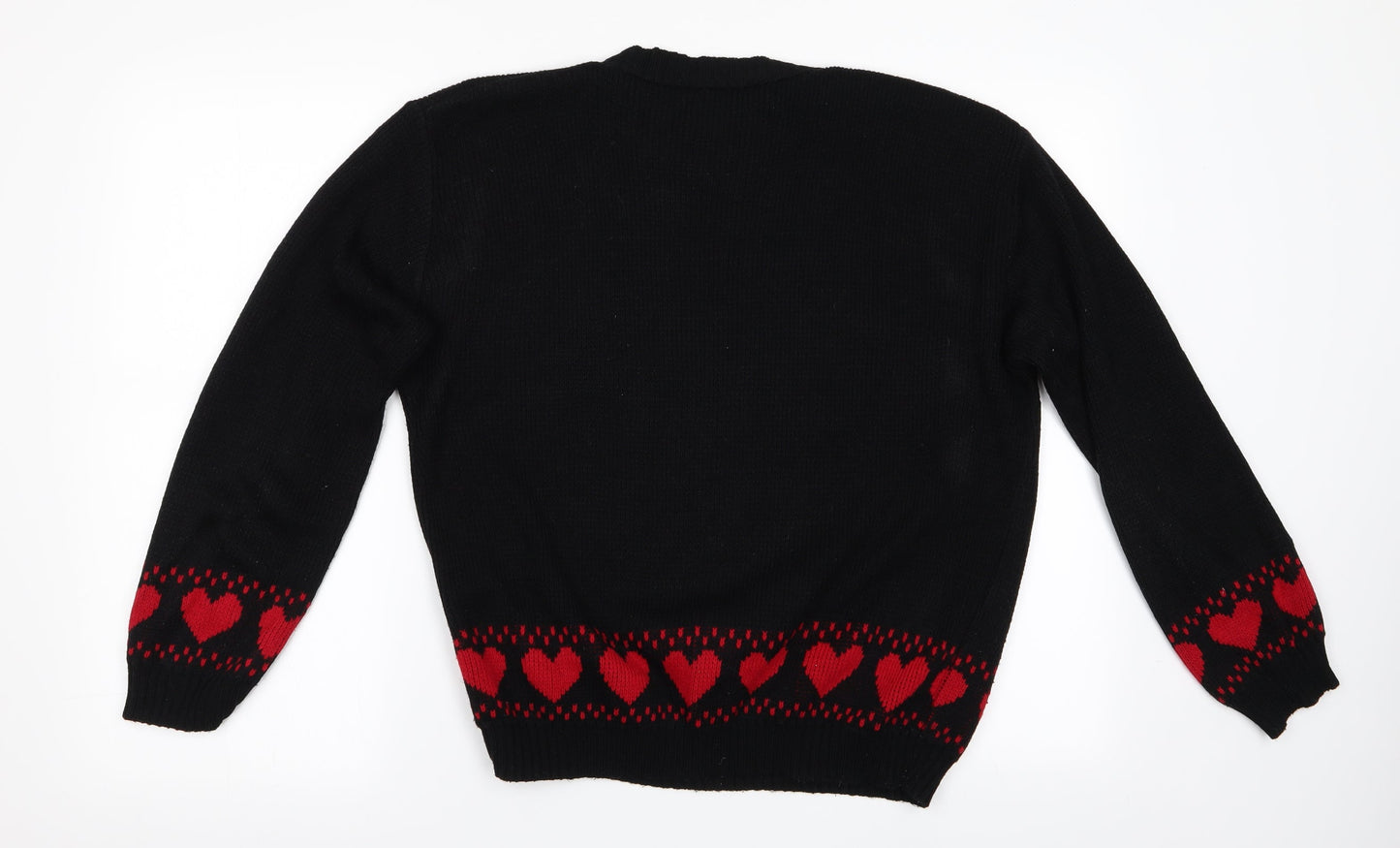 Womens UK Size  Preworn Black Pullover Jumper
