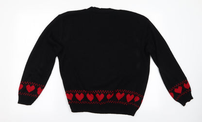 Womens UK Size  Preworn Black Pullover Jumper