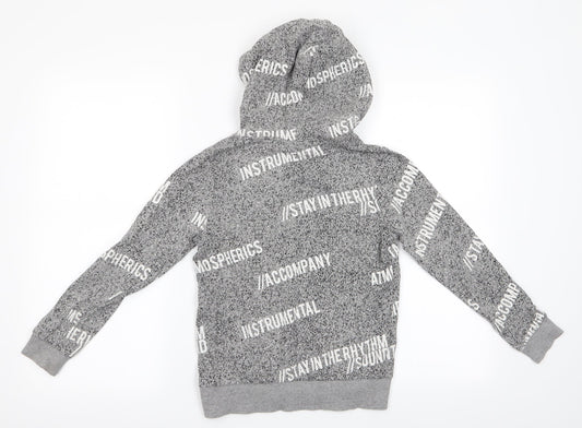LMTD Boys Grey Spotted  Pullover Hoodie Size 11-12 Years  - In The Rhythm