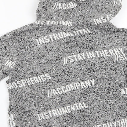 LMTD Boys Grey Spotted  Pullover Hoodie Size 11-12 Years  - In The Rhythm