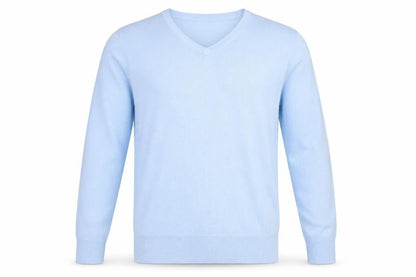 Mens UK Size M Easy Blue Pullover Jumper
