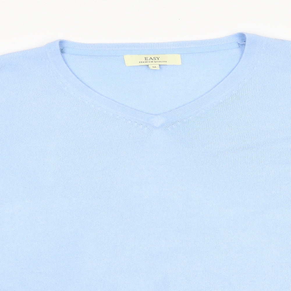 Easy Mens Blue   Pullover Jumper Size M