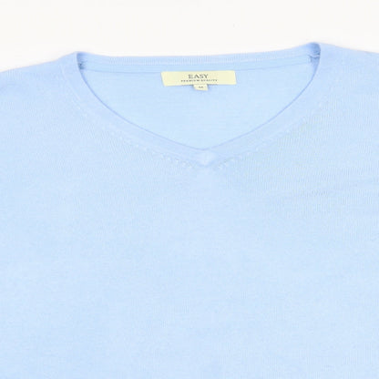 Easy Mens Blue   Pullover Jumper Size M