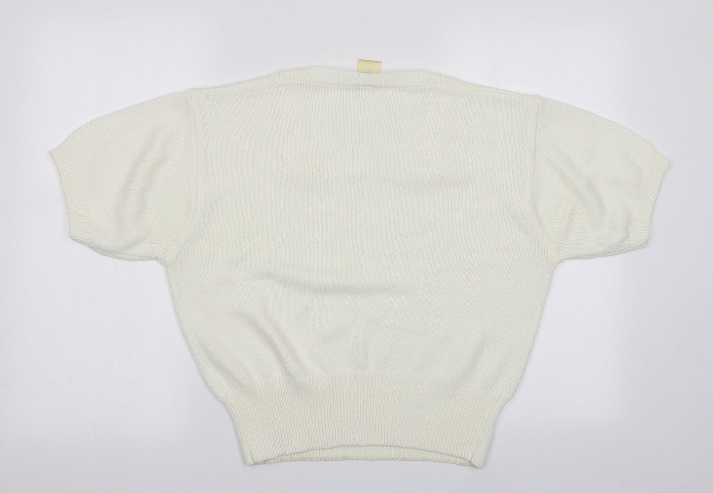 Womens UK Size 10 Canda Ivory Pullover Jumper