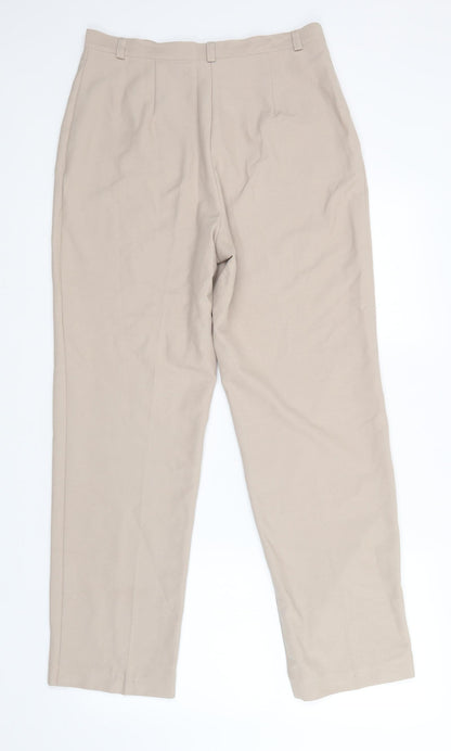 Womens UK Size 32 in Essentials Regular Fit  Beige Trousers