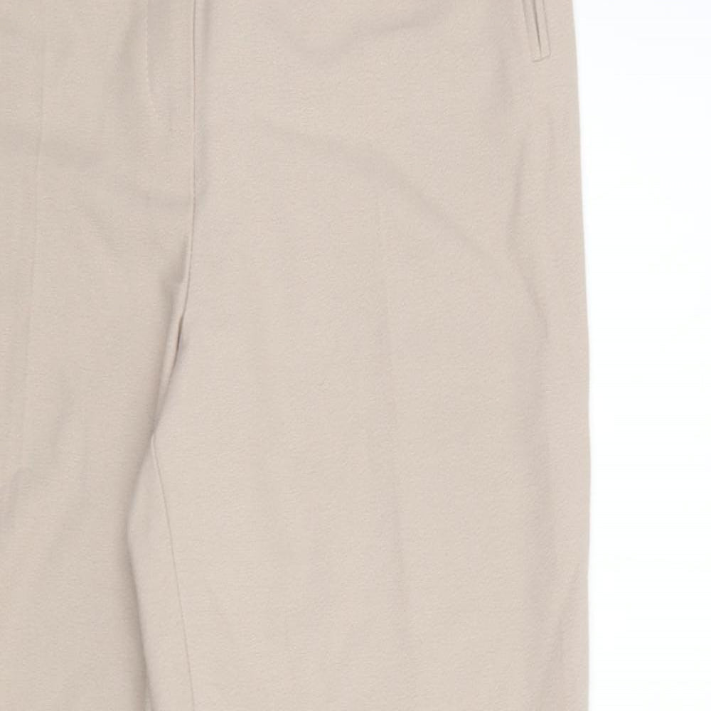 Womens UK Size 32 in Essentials Regular Fit  Beige Trousers