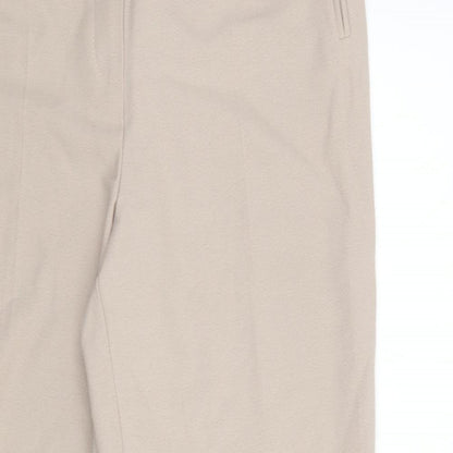Womens UK Size 32 in Essentials Regular Fit  Beige Trousers