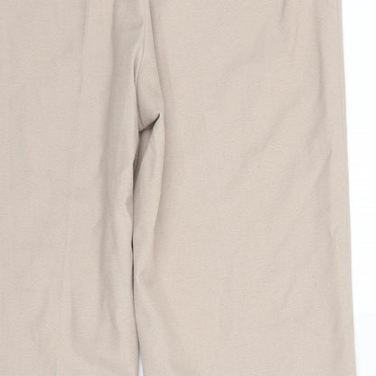 Womens UK Size 32 in Essentials Regular Fit  Beige Trousers