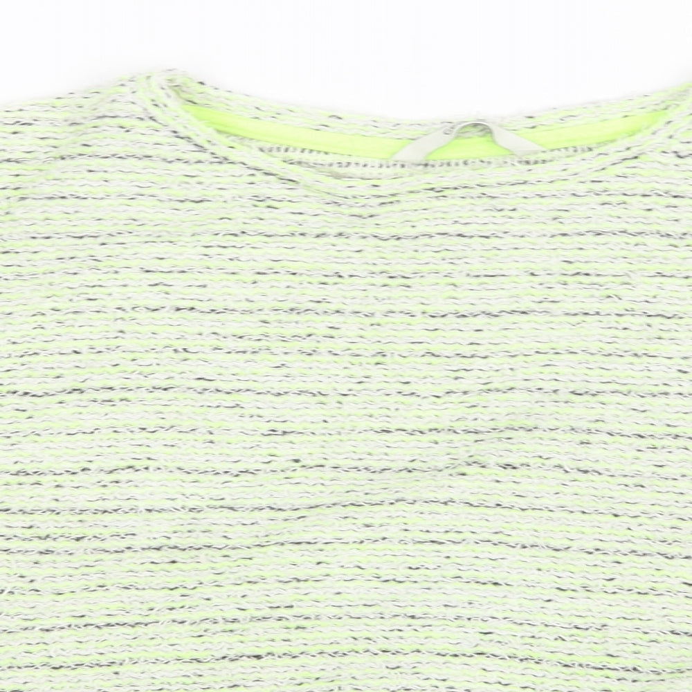 George Womens Green Striped  Pullover Jumper Size 10