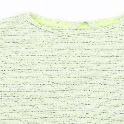 George Womens Green Striped  Pullover Jumper Size 10
