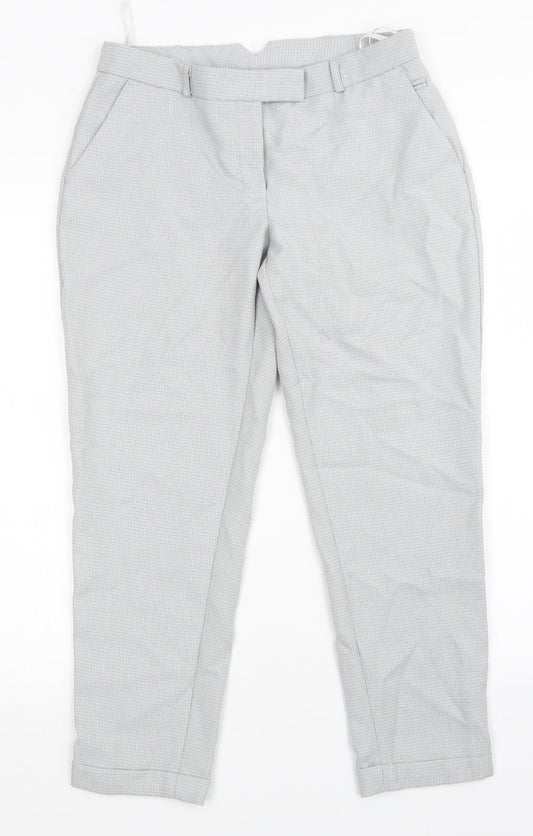 Womens UK Size 10 Dorothy Perkins Regular Fit  Grey Trousers