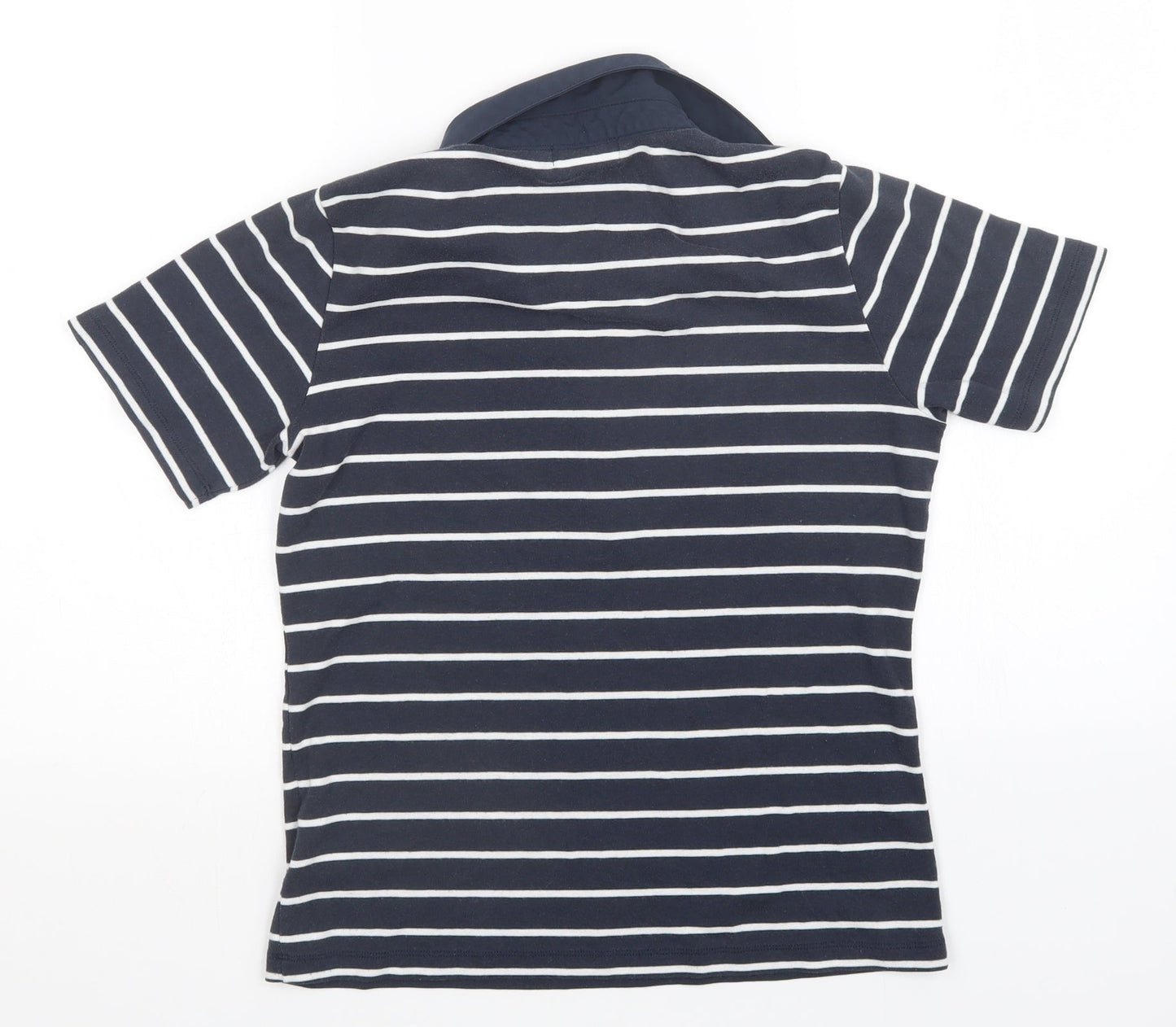 Womens UK Size M First avenue Blue Basic Polo