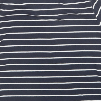 Womens UK Size M First avenue Blue Basic Polo