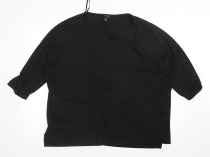 Womens UK Size L New Look Black Pullover Jumper