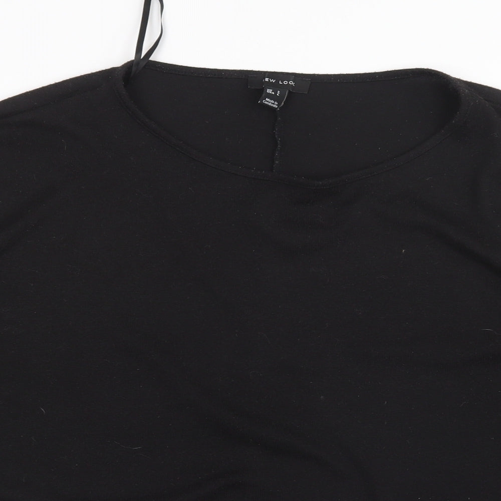 Womens UK Size L New Look Black Pullover Jumper