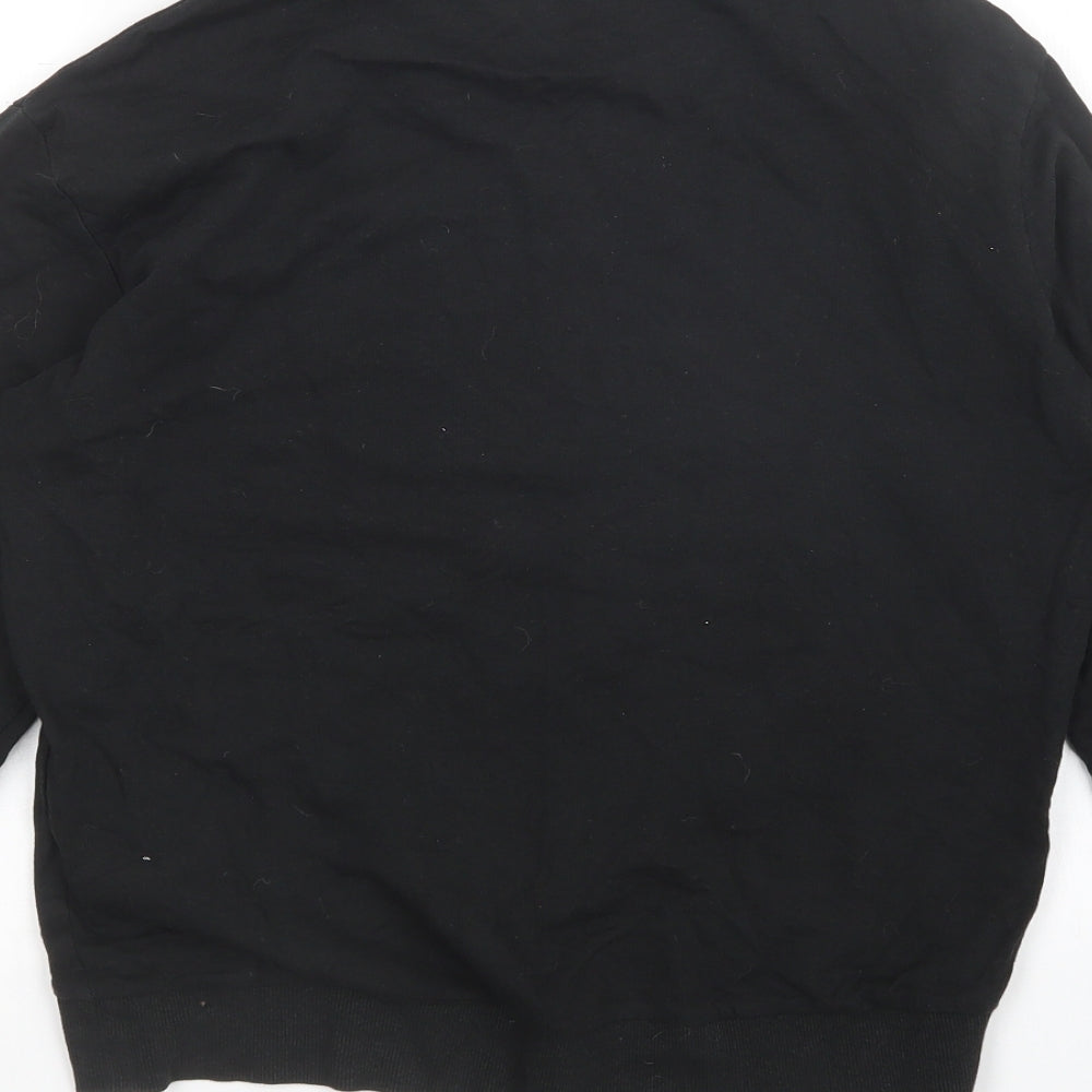 Divided Womens Black   Pullover Sweatshirt Size XS