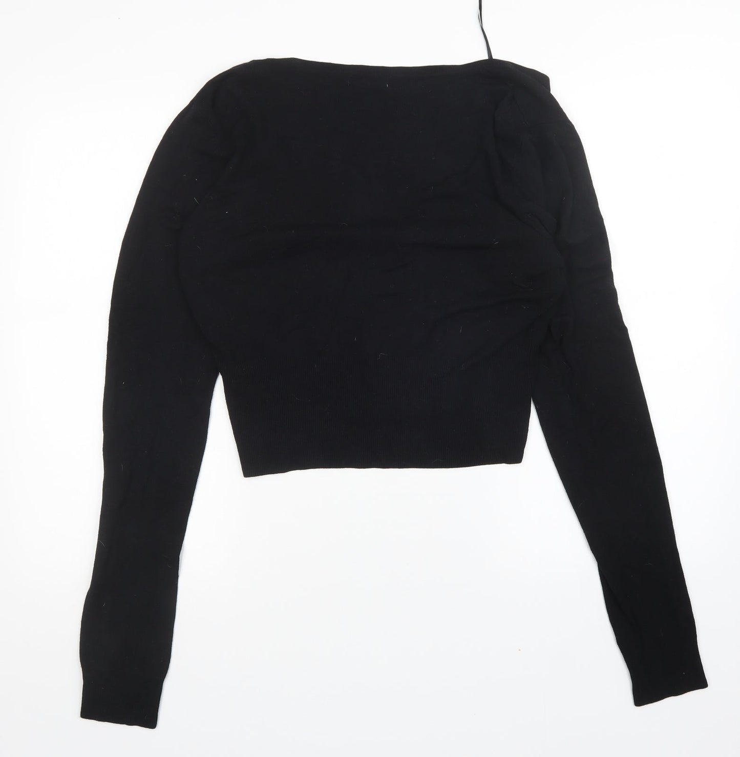 Womens UK Size 16 MK Black Cardigan Jumper