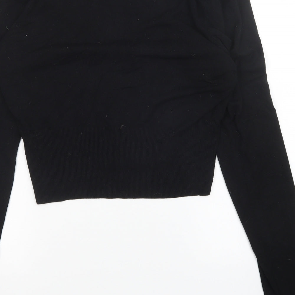 Womens UK Size 16 MK Black Cardigan Jumper